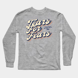 Tears For Fears - Songs From The Big Chair / Retro Layered 90's Long Sleeve T-Shirt